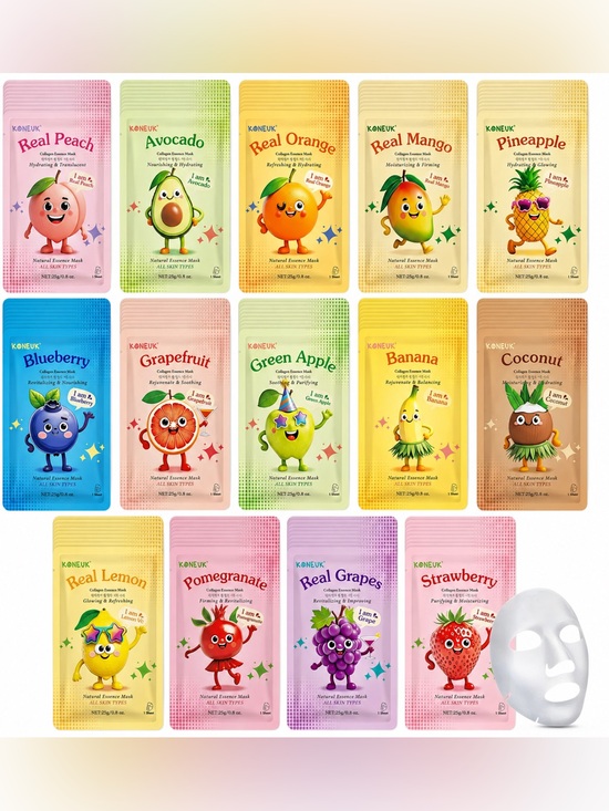 Koneuk Other - Koneuk Face Masks Random Pack of 9